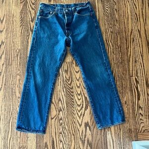 Levi 501 Button Up Cotton Jeans